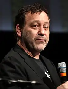 L'actor, director cinematografico, guionista y productor cinematografico estausunidense Sam Raimi, en una imachen de 2012 mientres a Convención Internacional de Cómics de San Diego.