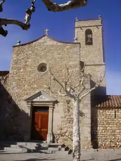 Ilesia de Sant Andreu en Òrrius, un edificio d'estilo gotico