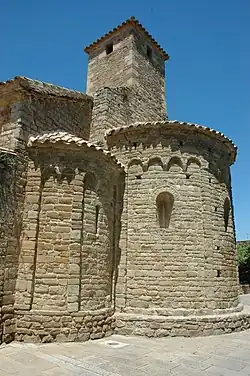 Abside d'a ilesia de Sant Per d'Ullastret