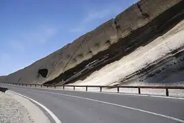 Formación conoixida como La Tarta del Teide.