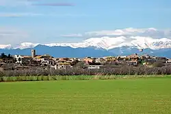 Anvista d'Ultramort, con o Canigó dezaga