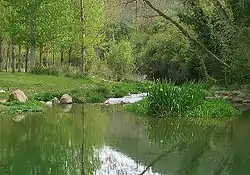 Anvista de lo río Palancia en Vivel.