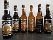 Taybeh beer bottles