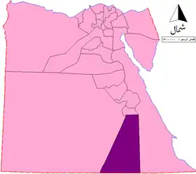 الموقع في جمهورية مصر العربية