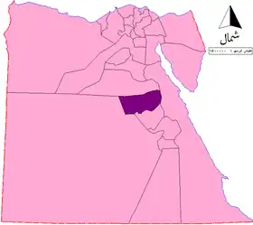 الموقع في جمهورية مصر العربية