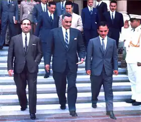 الملك حسين و‌عبد الناصر و‌عارف، 1964