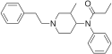 Chemical structure of 3-Methylfentanyl.