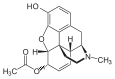 Chemical structure of 6-MAM.