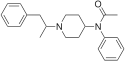 Chemical structure of α-methylacetylfentanyl.