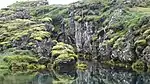 Þingvellir lake shore