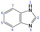 Skeletal formula with numbering convention