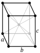 Orthohombic, body-centered