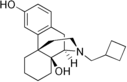Chemical structure of Butorphanol.