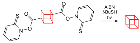 Synthese von Cuban über Hydroxamsäureester