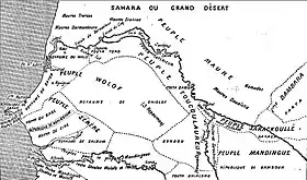 خريطة عرقية للسنغال abbé Boilat (1853): خريطة عرقية للسنغال في زمن الاستعمار الفرنسي. تنتظم ولايات باول وسين وسلوم ما قبل الاستعمار على طول الساحل الجنوبي الغربي ، مع تسمية المناطق الداخلية بعلامة "Peuple Sérère".