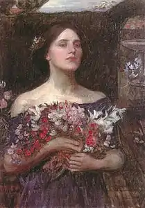 Gather Ye Rosebuds or Ophelia (a study)circa 1908