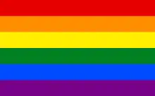 Gay pride flag