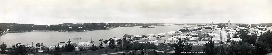 Panorama of Hamilton, 1911. View from Fort Hamilton.