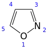 Skeletal formula with numbers