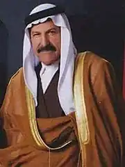 شيخ قبيلة البقارة في العراق جمعة أحمد الدوار.