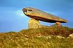 Kilclooney More dolmen near Ardara, County Donegal, Ireland