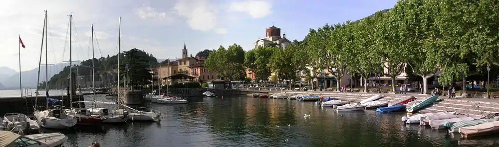 The harbour at Laveno Mombello