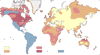 Map of allele Oamong native populations