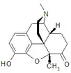 Chemical structure of Metopon.