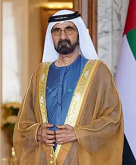 الإمارات العربية المتحدةصاحب السمو الشيخ محمد بن راشد آل مكتوم نائب رئيس الدولة رئيس مجلس الوزراء حاكم دبي