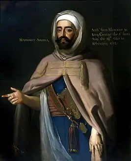 السفير محمد بن علي أبغالي، 1725.