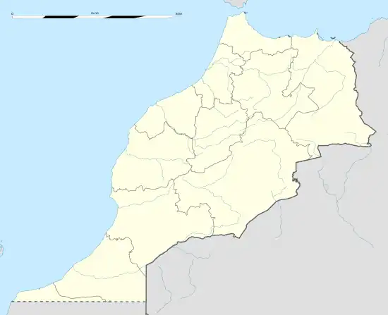 وادي القصب على خريطة المغرب