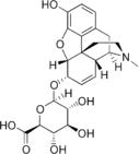 Chemical structure of Morphine 6-glucuronide.