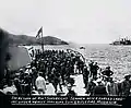 The return of HMS Royal Sovereign's seaman after forced landing under heavy machine gun & rifle fire. (Mudanya, July 1920)