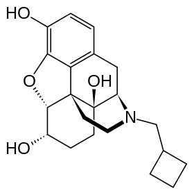 Chemical structure of Nalbuphine.