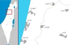 مجزرة عيد الفصح على خريطة Israel