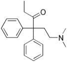 Chemical structure of Normethadone.