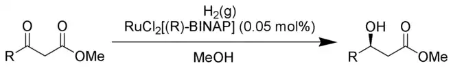 The Noyori asymmetric hydrogenation