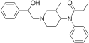 Chemical structure of Ohmefentanyl.