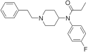 Chemical structure of Parafluorofentanyl.