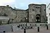 Main gateway to Castell Caerfyrddin / Carmarthen Castle