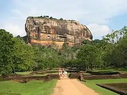 Sigiriya Rock from the main public entrance