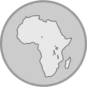 médaille d'argent, Afrique