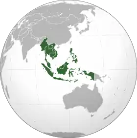 Map of Southeast Asia