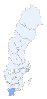 الشعار الرسمي ل Skåne County