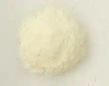 A sample of pale yellow powder