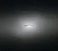 NGC 4526 صورة من مرصد هابل الفضائي