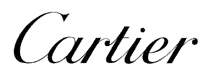 The Cartier wordmark in black script