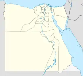 طابا على خريطة Egypt