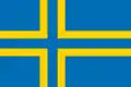 Primer propuesta de bandera p'Åland.