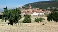 Vista parcial (meridional) de Puebla de San Miguel (Valencia), dende la ermita de la Inmaculada Concepción, añu 2006.